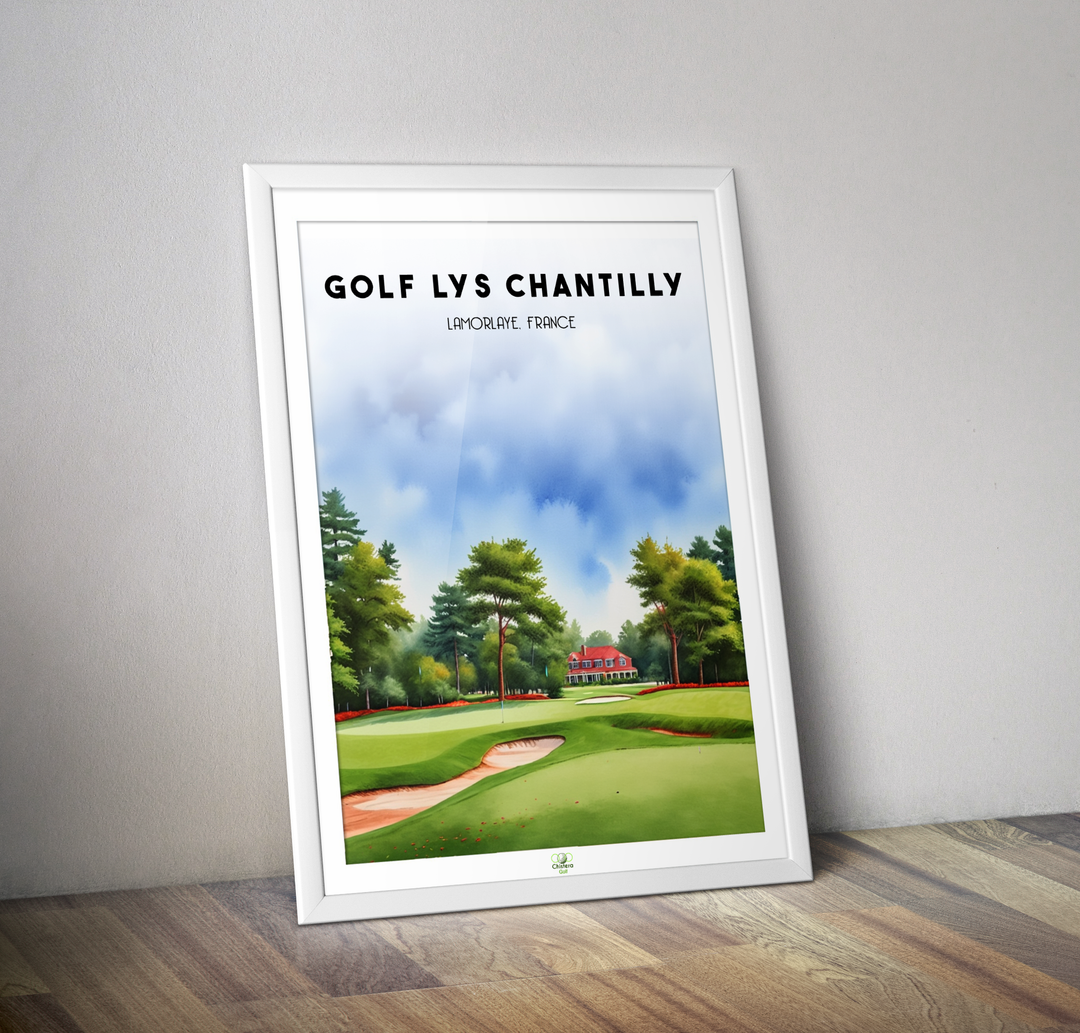Affiche golf Lys Chantilly I Golf Lamorlaye Tom Simpson