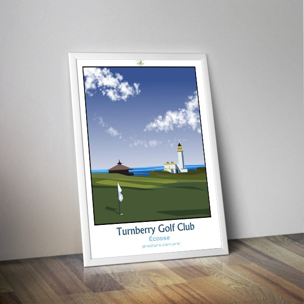 Affiche Golf Turnberry golf Club I Affiche golf Ecosse