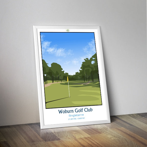 Affiche Golf Woburn Golf Club I Affiche golf Angleterre
