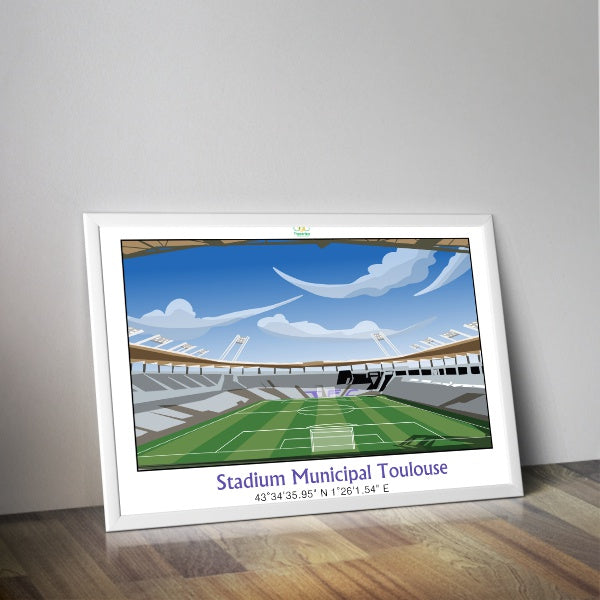 Affiche Stadium de Toulouse I Stade football I Stadium TFC