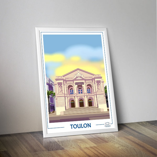 Affiche ville de Toulon I Poste ville de France