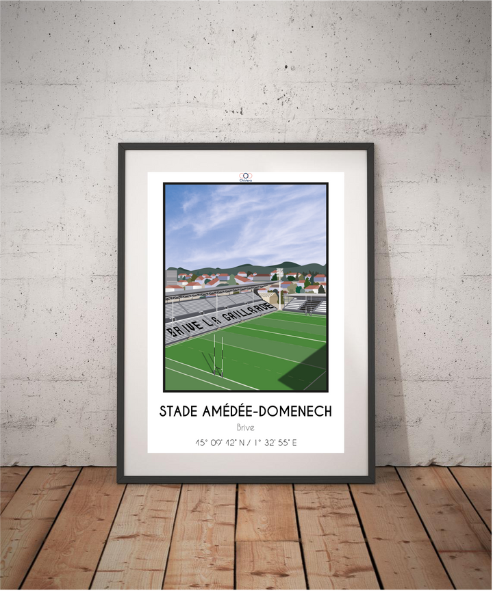 Affiche stade Amédée Domenech
