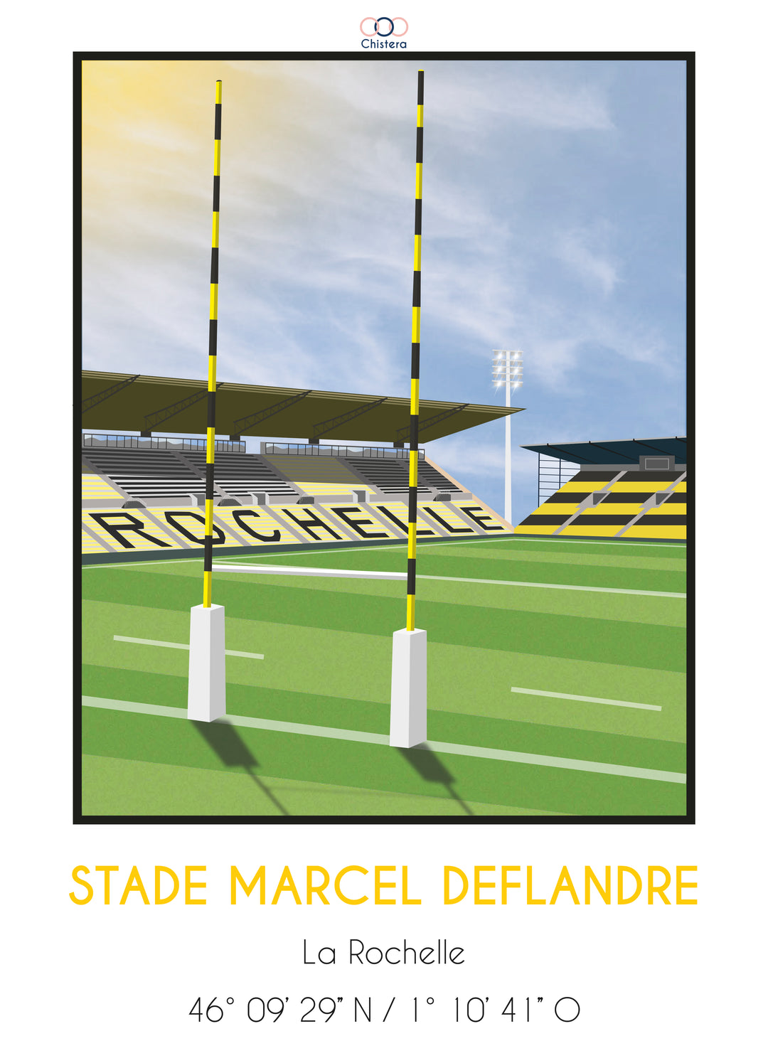 Affiche stade Marcel Deflandre La Rochelle