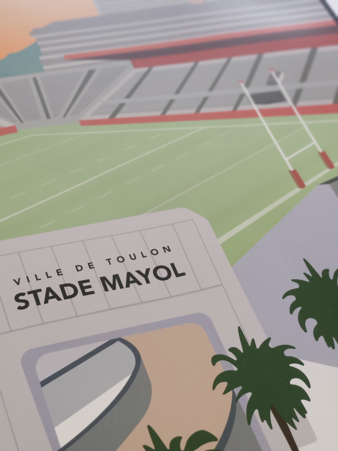 Affiche stade Felix Mayol Toulon I Pilou pilou I Affiche rugby