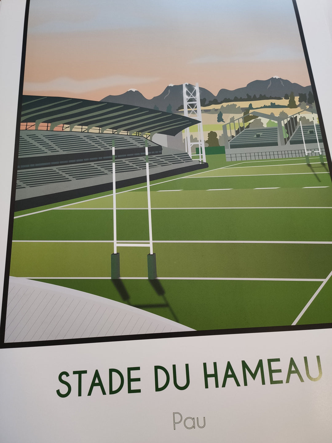 Affiche stade du Hameau PAU