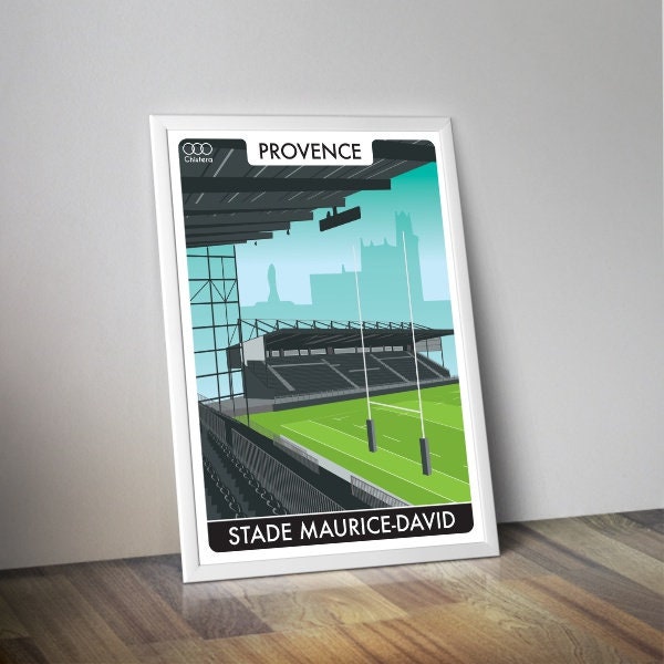 Affiche Provence rugby I Rugby top 14 I Rugby prod2 I Affiche stade I Affiche rugby