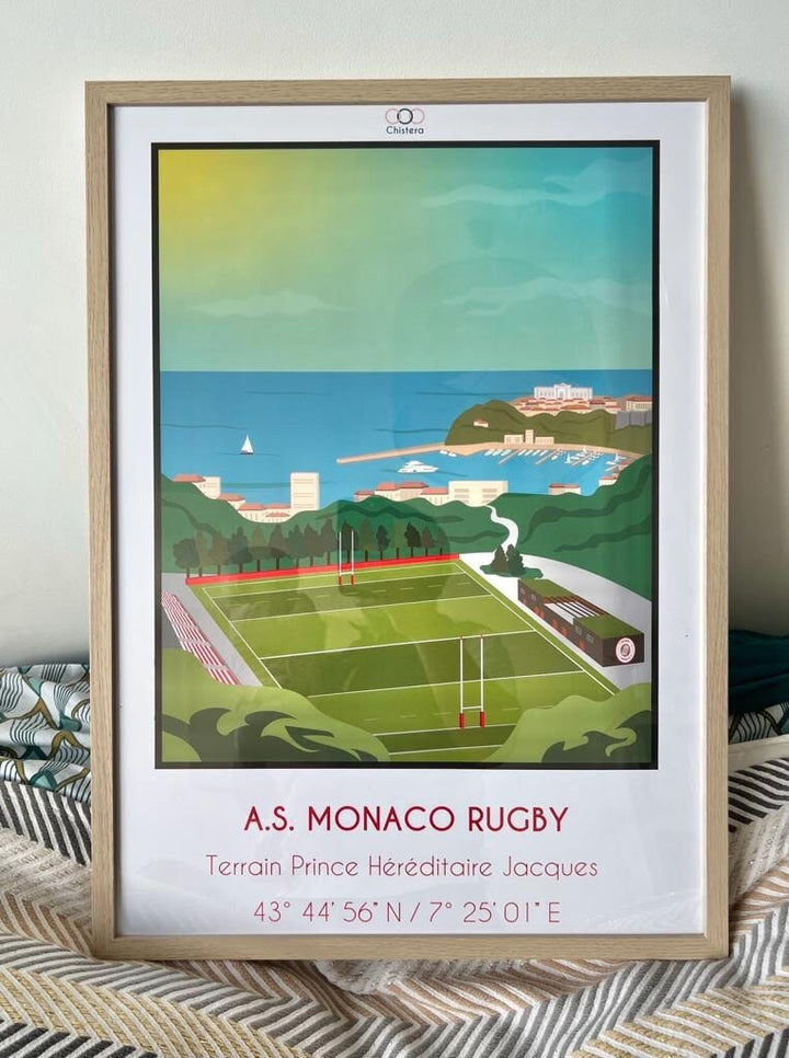 Affiche AS Monaco rugby® I stade Monaco I rugby
