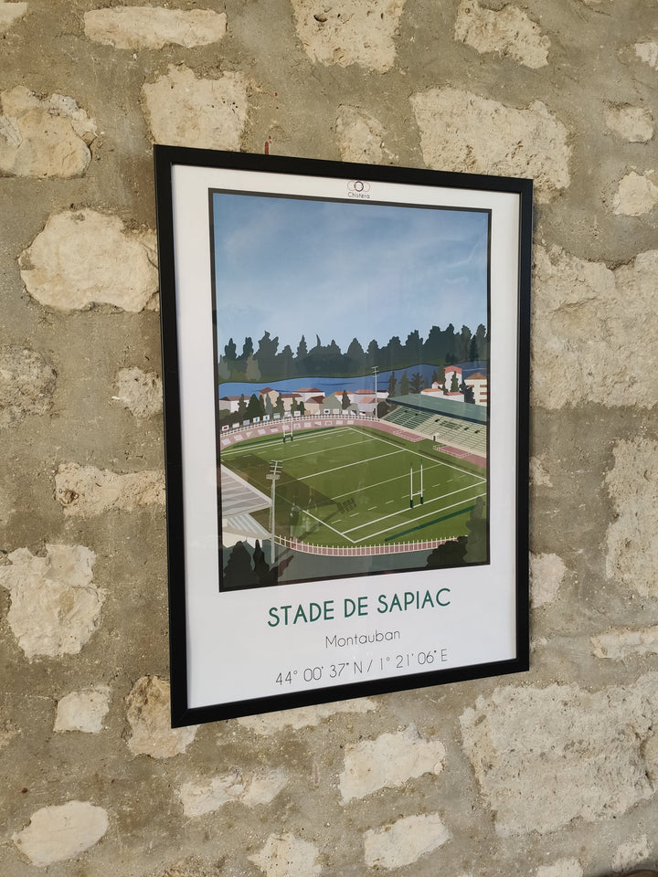 Affiche stade de LA RABINE I rugby stade I Ville de Vannes