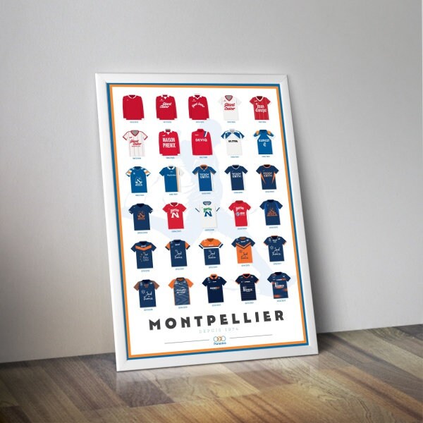 Maillots Montpellier Hérault Sport Club -  foot MHSC - foot - Football