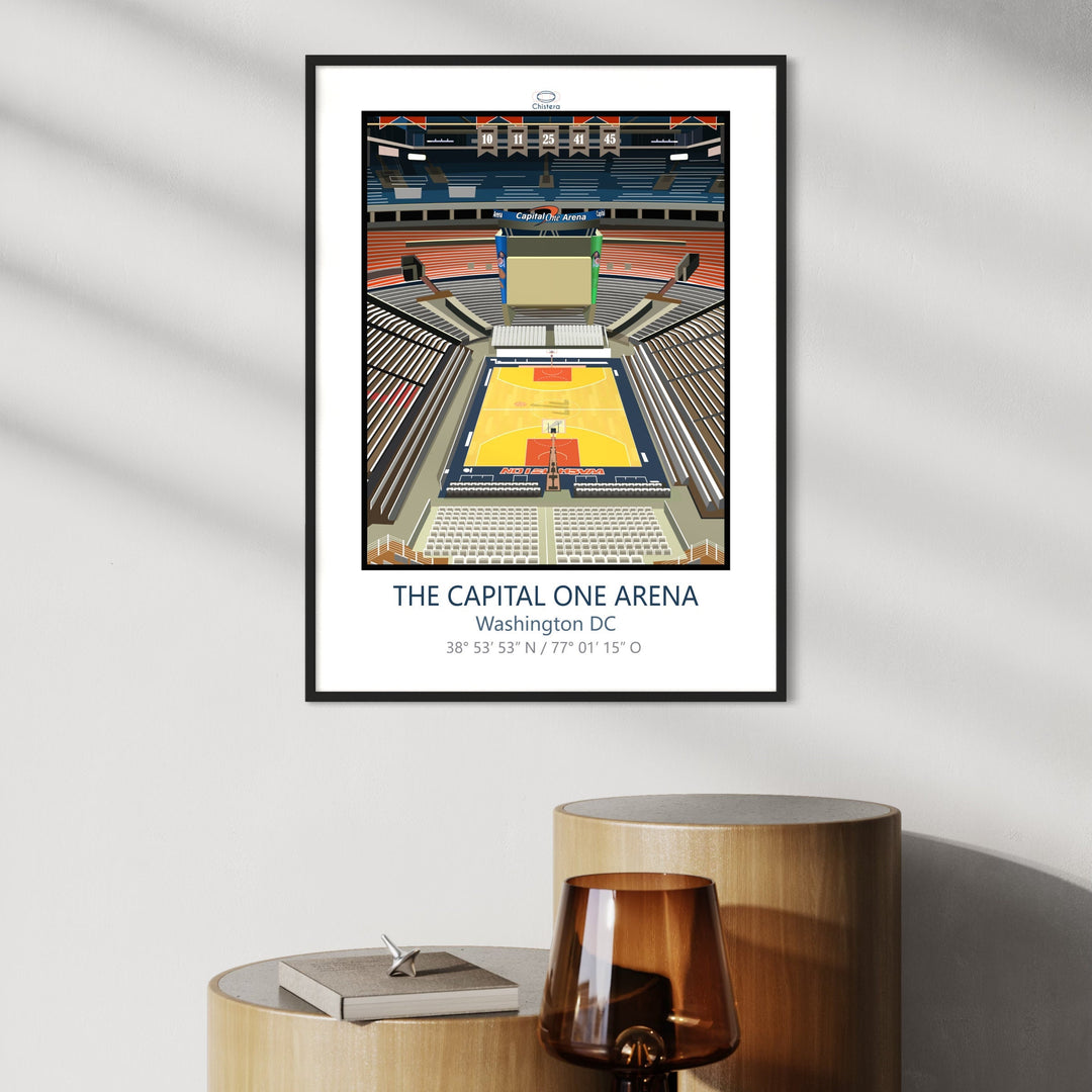 Affiche Capital One Arena® I Stade basket I USA I Capitals de Washington